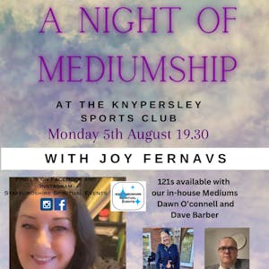 SSE Presents An evening of Mediumship with Joy Fernavs