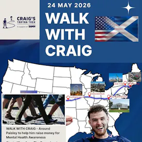 Walk With Craig - Paisley Town Walk and Music Event Charity Day