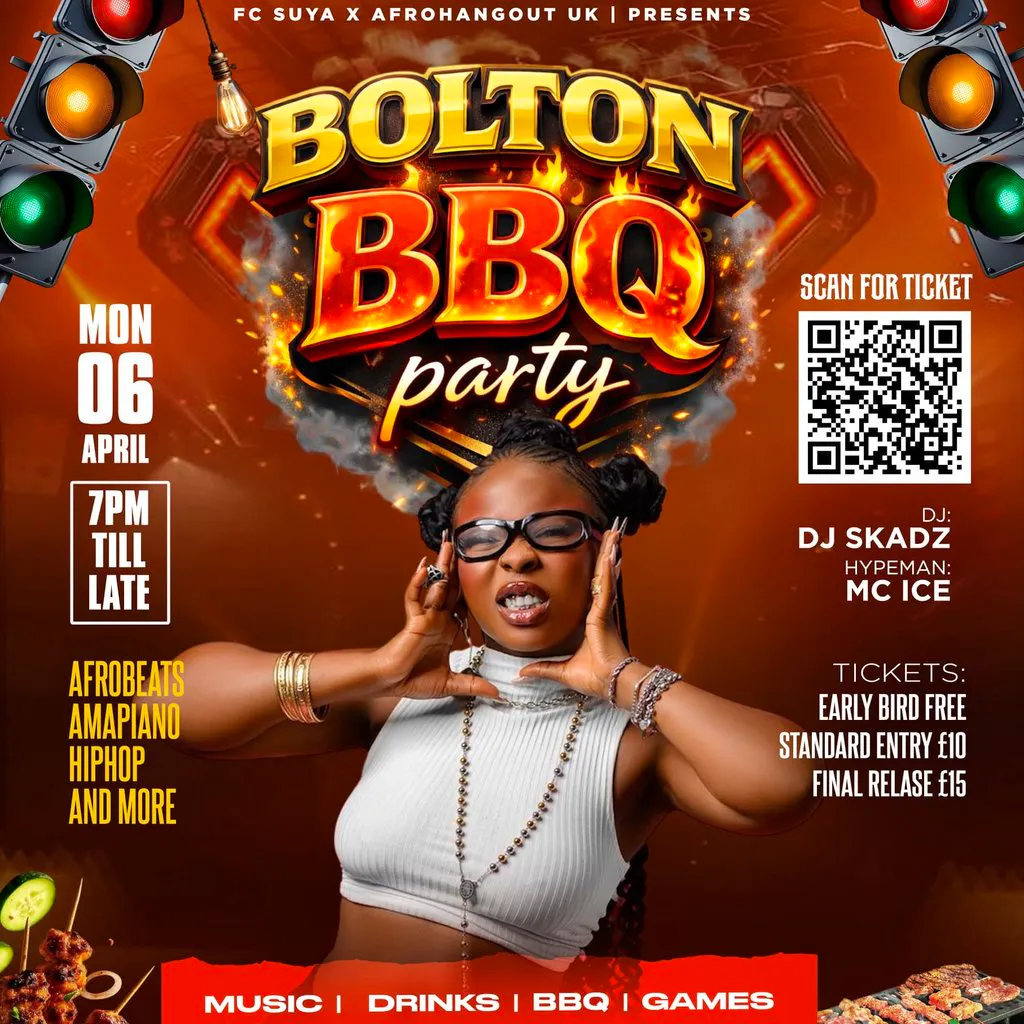Bbq party Live In Bolton - Mon 6th  April 2026. at Definitely Maybe Bar Ltd