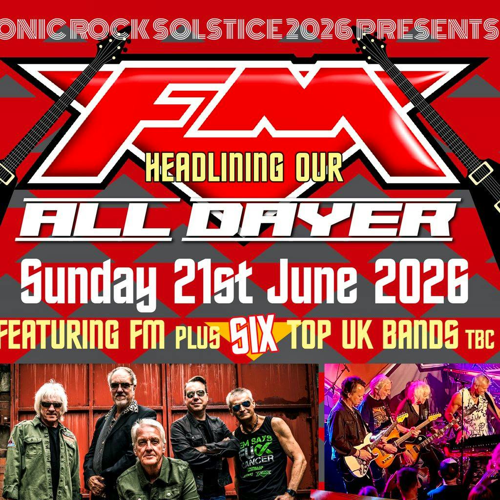 FM All Dayer  Sonic Rock Solstice 2026 at Stoke Prior Sports  And  Country Club