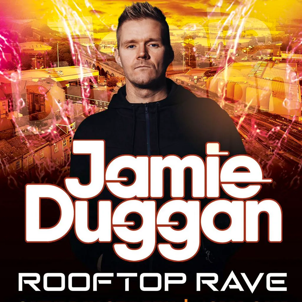 JAMIE DUGGAN ROOFTOP RAVE  x Dirtty events x Be Rude Not To at Hush Huddersfield