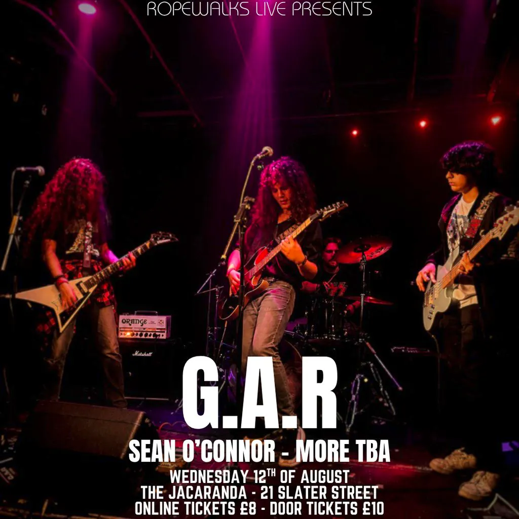 G.A.R With Special Guests at The Jacaranda Club