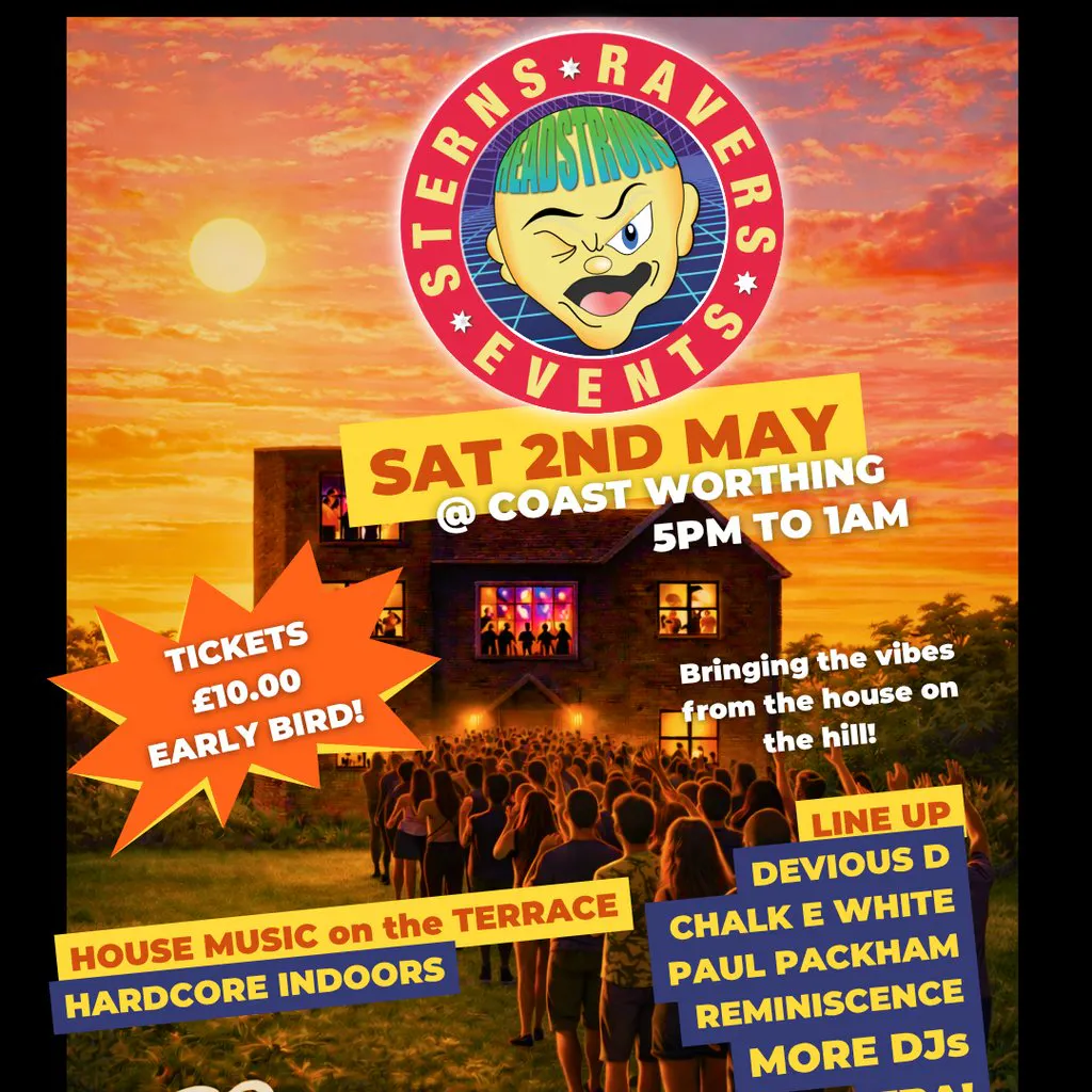 Coast Rave Sterns Ravers Events - Coast | Coast Worthing Worthing Sat 02 May 2026