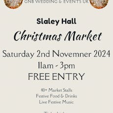 Slaley Hall Hotel Christmas 2nd November at Slaley Hall Hotel