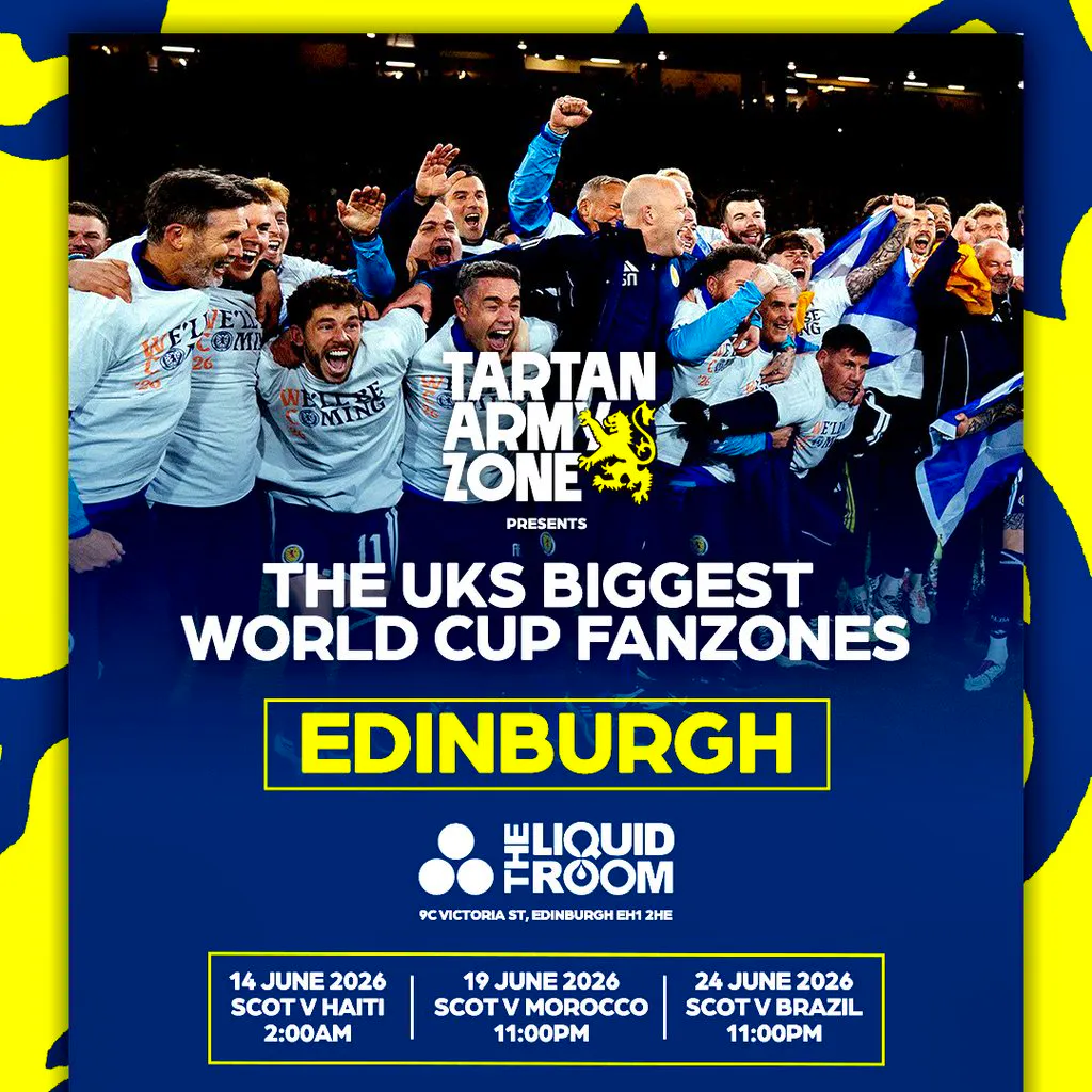 Tartan Army Zone: Scotland Vs Morocco (Edinburgh) at Liquid Rooms