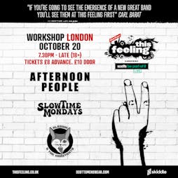 This Feeling - London Tickets | Roadtrip And The Workshop London  | Thu 20th October 2022 Lineup