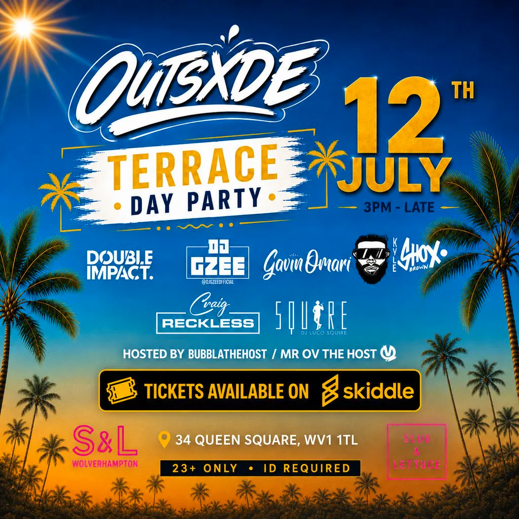 DJ GavinOmari Outsxde Terrace Day Party at Slug And Lettuce Wolverhampton
