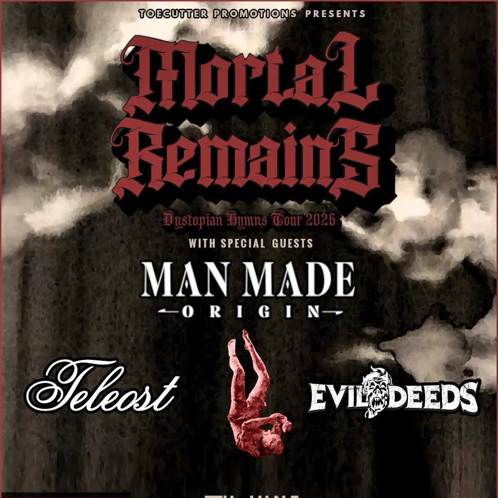 Mortal Remains - Man Made Origin - Teleost - Evil Deeds at Nice N Sleazy