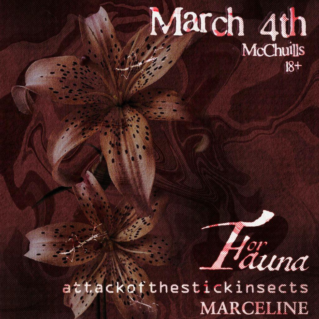 ForFauna, attackofthestickinsects, Marceline at McChuills 04/03 at McChuills