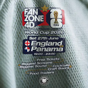 FANZONE 4D x Electric Ballroom: England v Panama World Cup