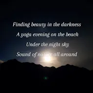 Finding beauty in the darkness at Cramond Beach