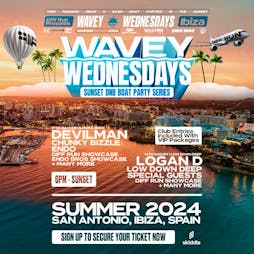Diff Run Ibiza | Wavey Wednesdays Tickets | Ibiza Boat Party San Antonio  | Wed 17th July 2024 Lineup