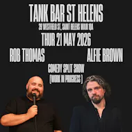 Alfie Brown and Rob Thomas work in progress at TANK Bar