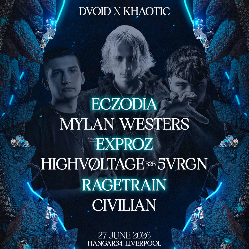 Dvoid x Khaotic: Eczodia, Exproz, Ragetrain & More at Hangar 34