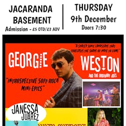 Georgie Weston and the Ordinary Joes plus special guests  Tickets | Jacaranda Club Liverpool  | Thu 9th December 2021 Lineup