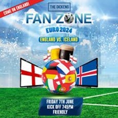 Fanzone : England vs. Serbia at The Dickens Inn Middlesbrough