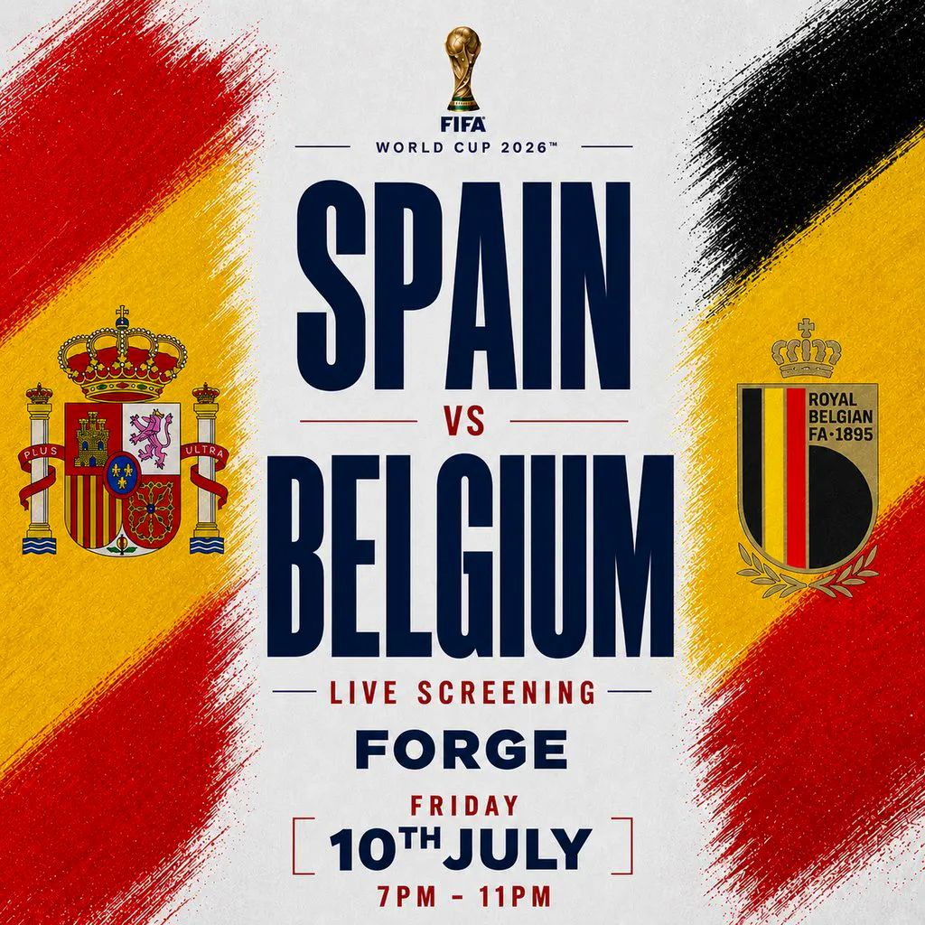 Spain v Belgium - World Cup 2026 at Forge Bar