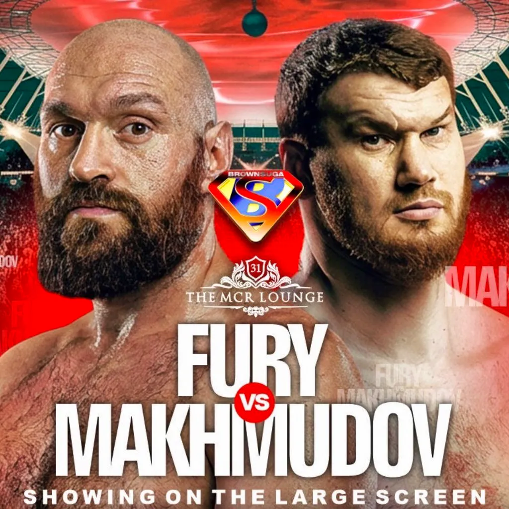 Fury V Makhmudov showing live! at The Manchester Lounge