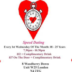 Speed Dating. 18 - 25 years. Wednesdays