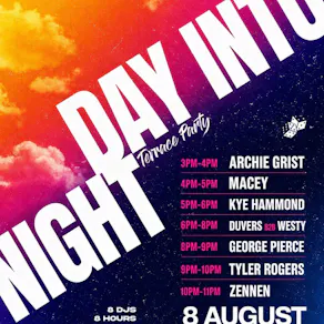 All In Presents Day Into Night Terrace Party