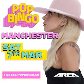 POP Bingo Saturday 7th March Manchester