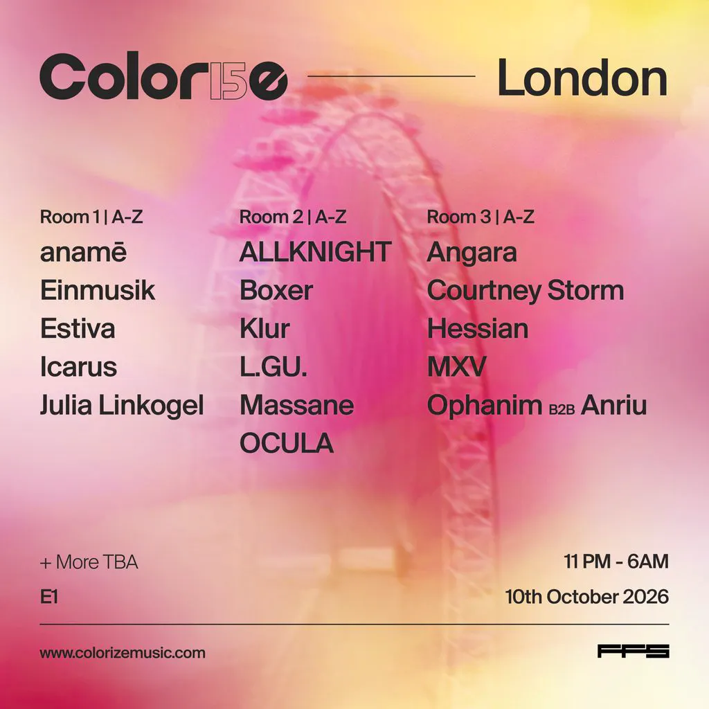 Colorize: 15 Years at Unit 2, 110 Pennington St, London E1W 2BB