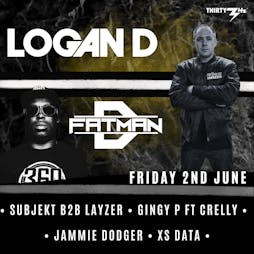 Logan D ft Fatman D  Tickets | Thirty3Hz Guildford  | Fri 2nd June 2023 Lineup