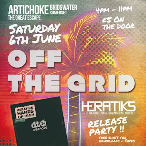 OFF THE GRID Day Party | Saturday 6th June | Bridgwater