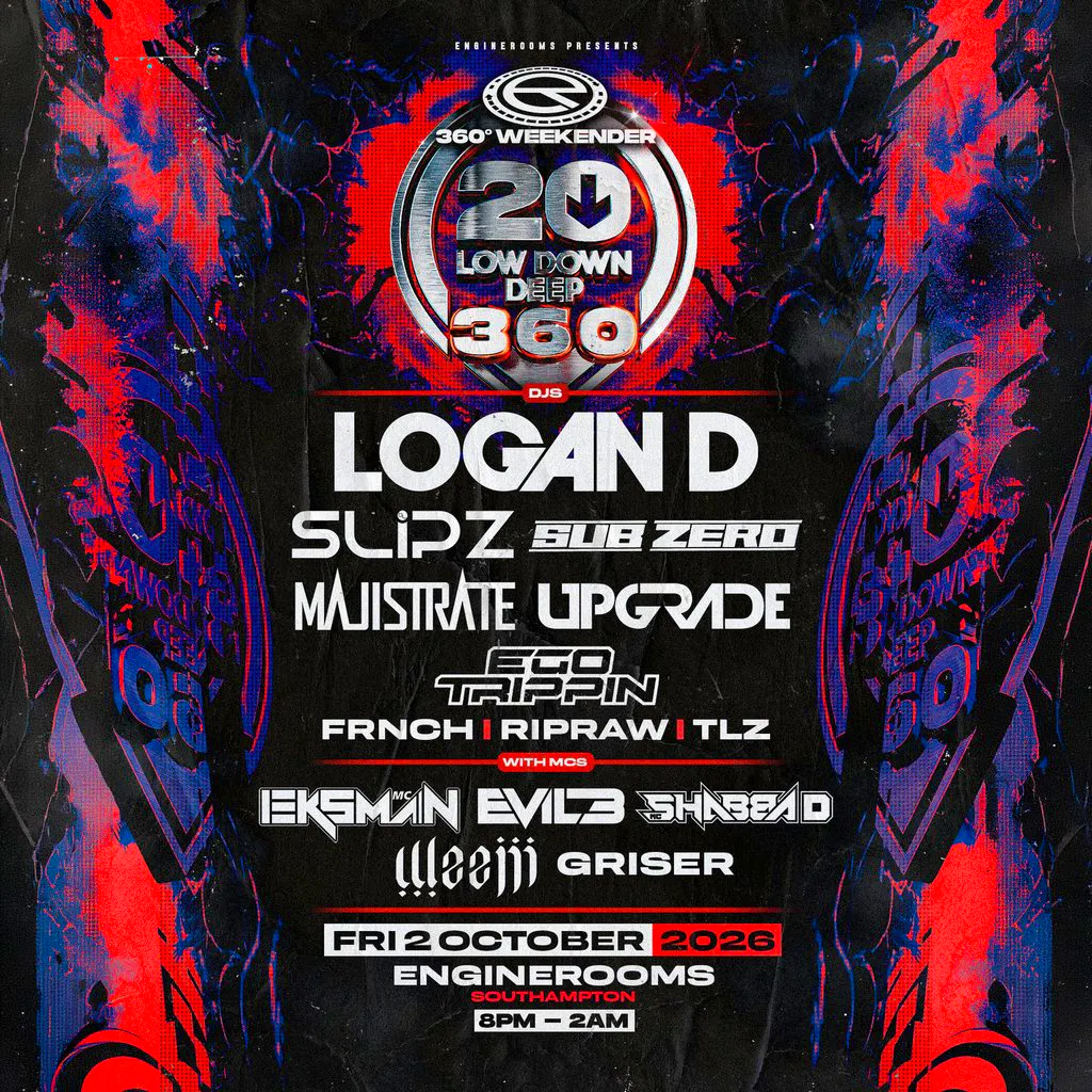 ER 360 Weekender: 20 Years of Low Down Deep at EngineRooms