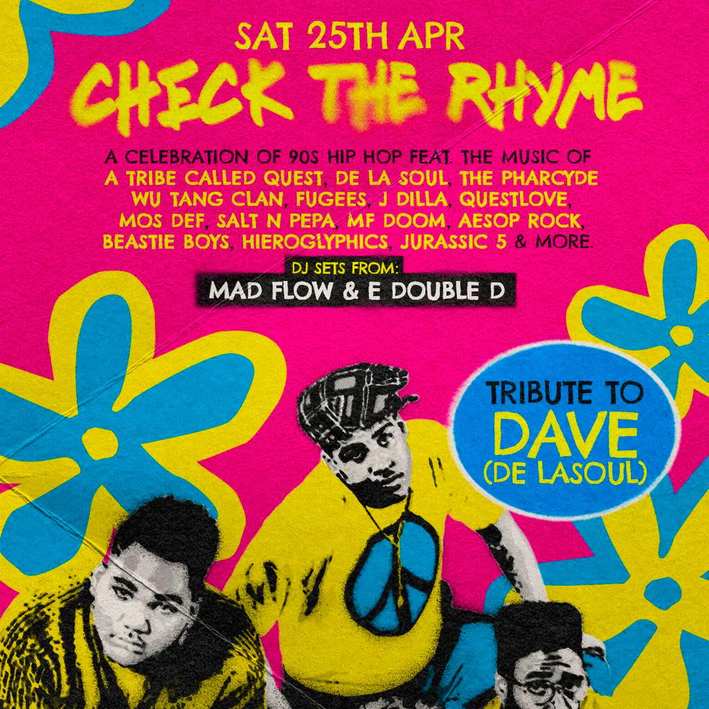 Check The Rhyme - A Night Of 90's Hip Hop at Hare And Hounds Kings Heath