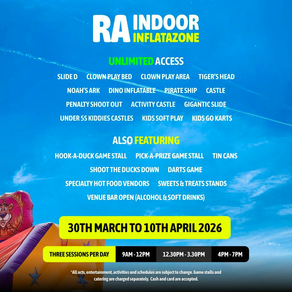 RA Indoor InflataZone at Pickering Showground