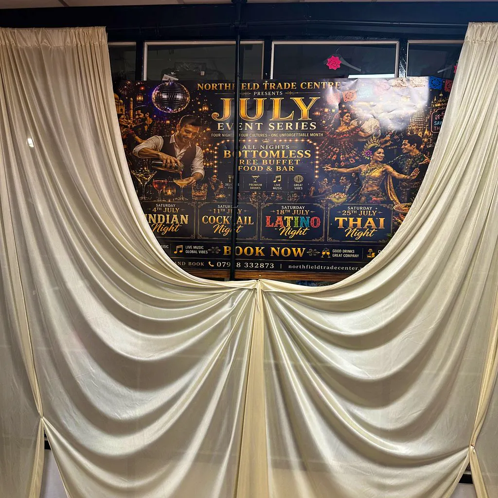 Bottomless brunch themed parties- Indian night at Northfield Trade Centre