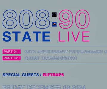 808 State : 90 Live