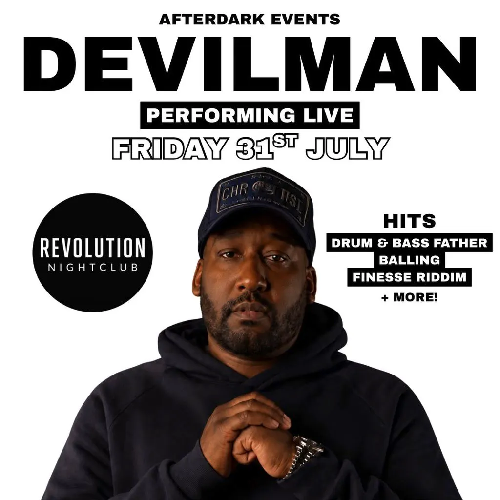 REVS & Afterdark Present Devilman at Revolution Night Club GY