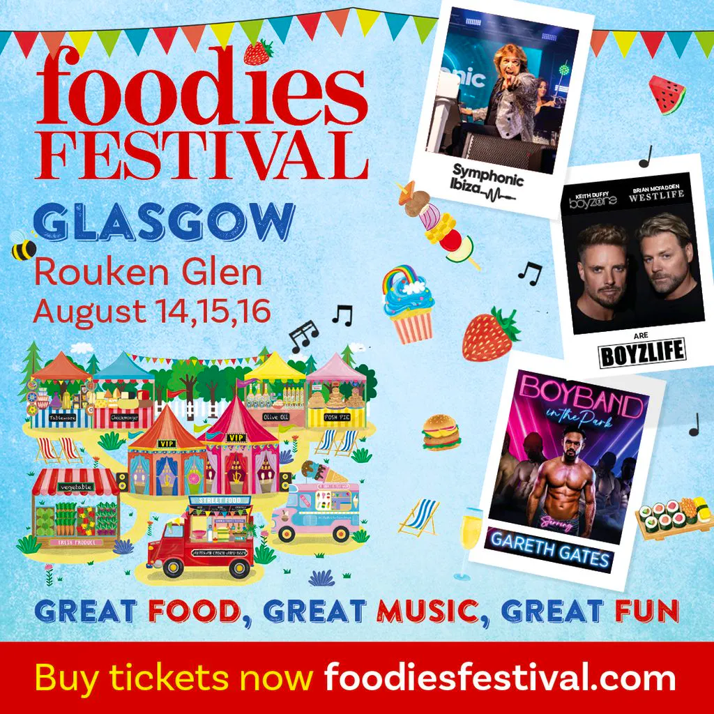 Foodies Festival 2026 - Glasgow at Rouken Glen Park