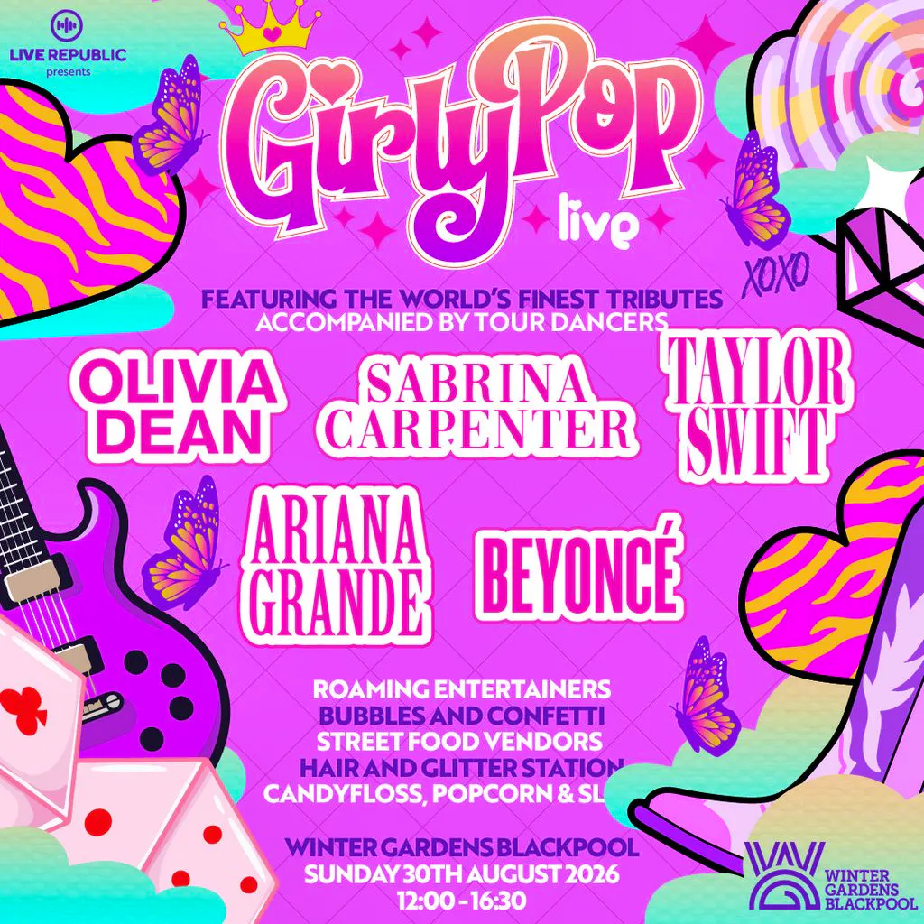 GirlyPop Live | Winter Gardens, Blackpool at Empress Ballroom Winter Gardens
