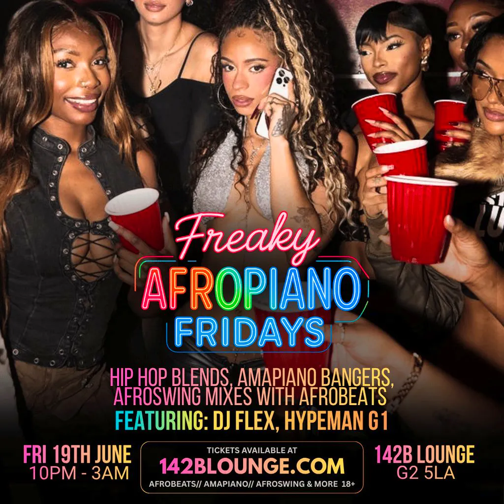 Freaky AfroPiano Fridays!!! at 142B Lounge Glasgow