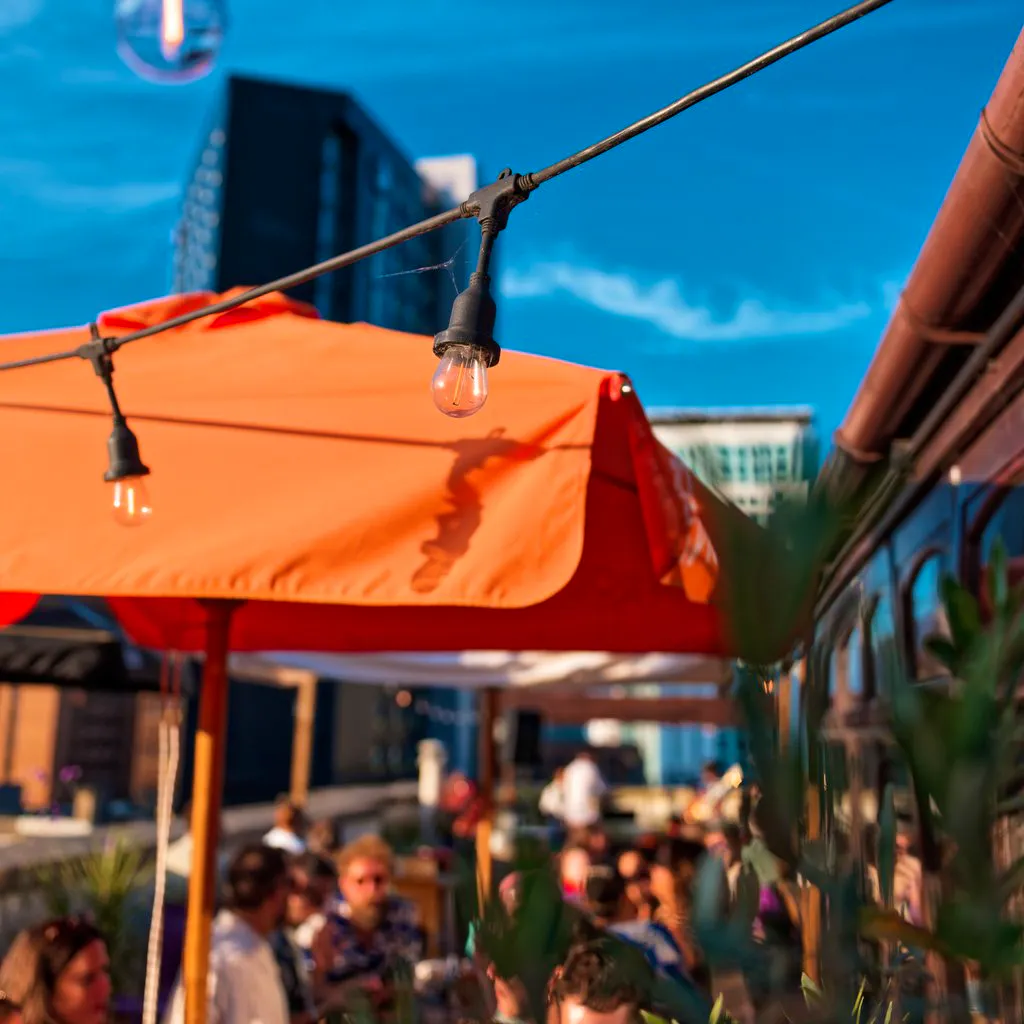 Drinks with a View. BAR OPEN! at Jacobs Roof Garden
