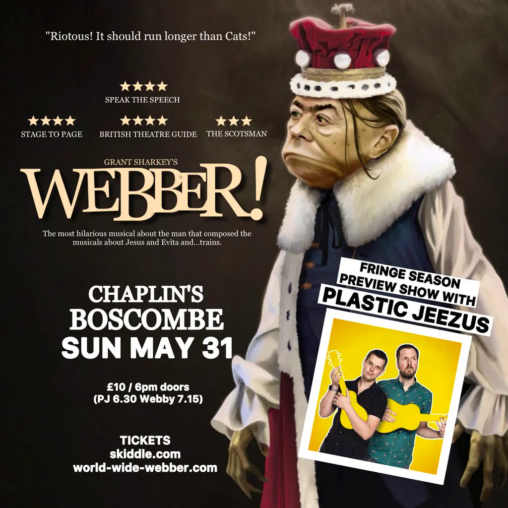 Webber! and Plastic Jeezus @ Chaplins, Boscombe at Chaplin's Cellar Bar