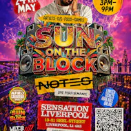 Sun on the Block Day Party Bank Holiday Sunday at Red Door Berry Street Liverpool