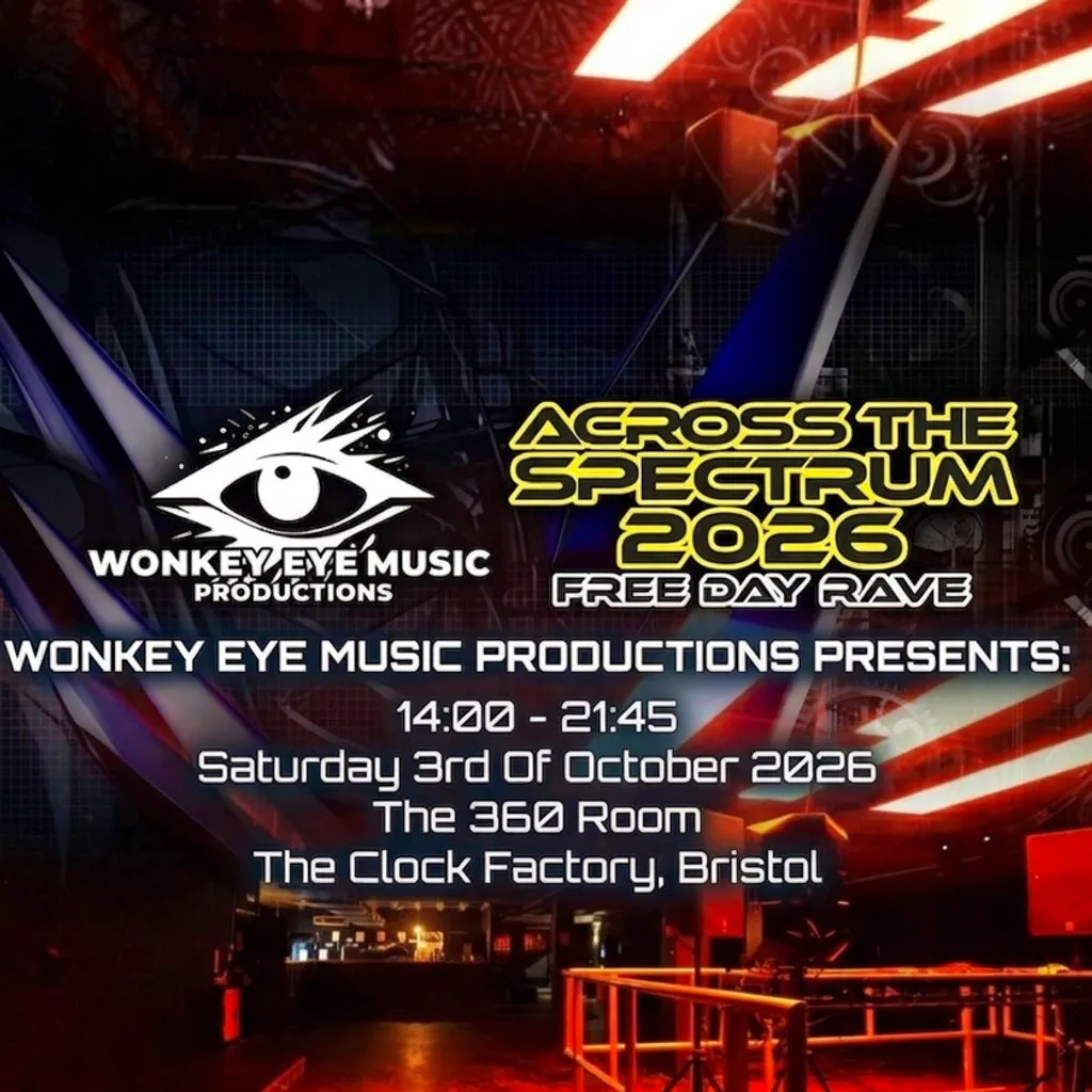 Wonkey Eye Music Productions - 360 Degree free Day Rave. at Clock Factory Bristol