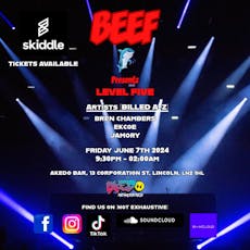 Beef presents Level Five at Akedo Gaming Bar