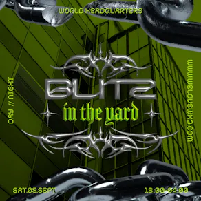 Blitz In The Yard - Free Party - Day & Night