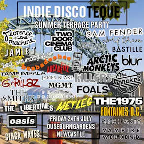 Indie Discoteque Summer Terrace Party (Newcastle)