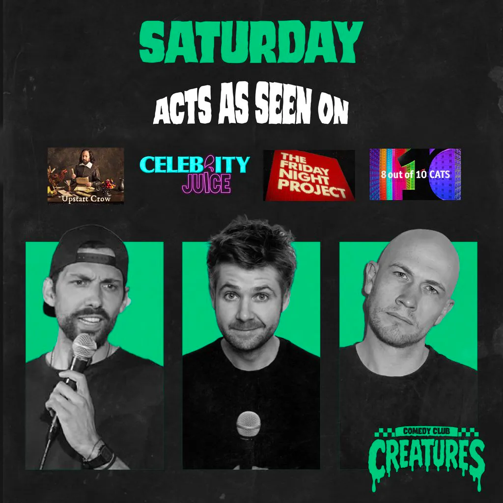 Saturday Night Showcase|| Creatures Comedy Club at Creatures Comedy Club