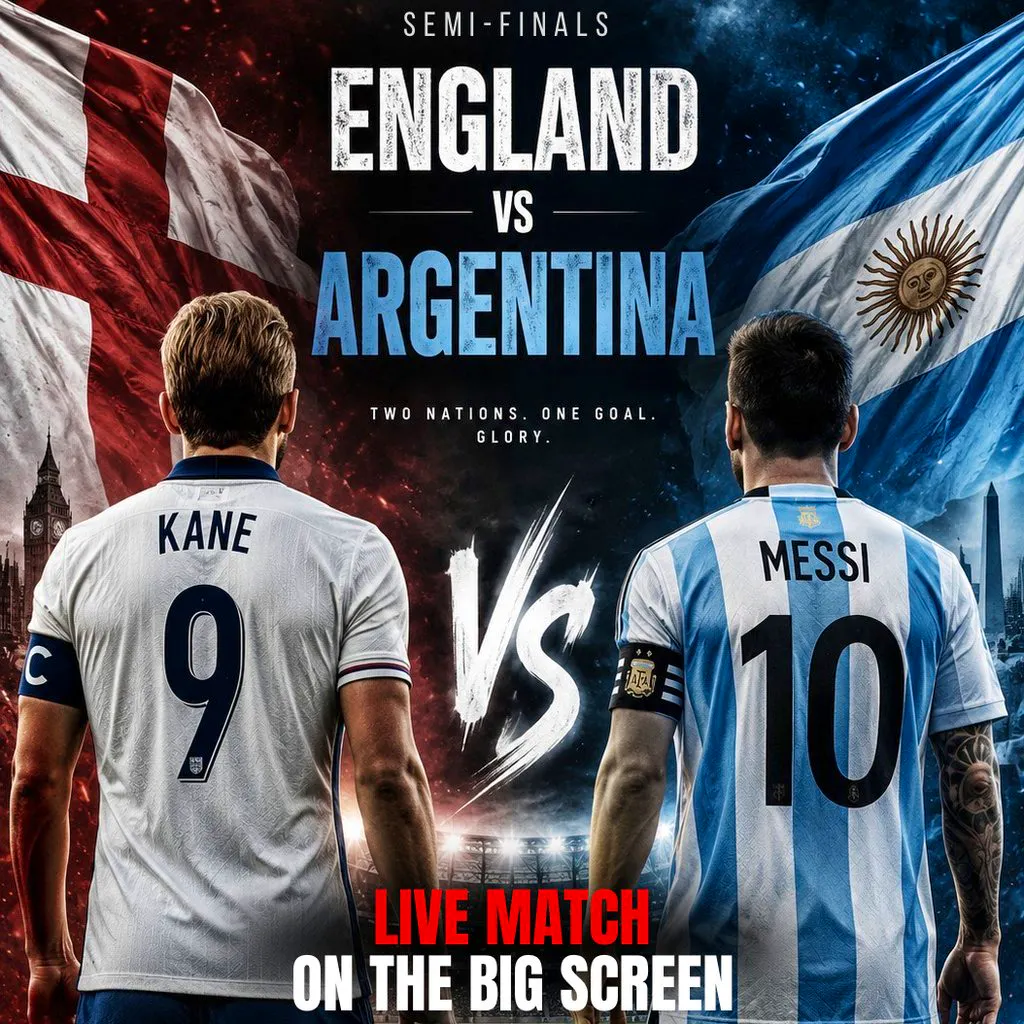 England vs Argentina Semi Finals Live at Horizon at Horizon Nightclub