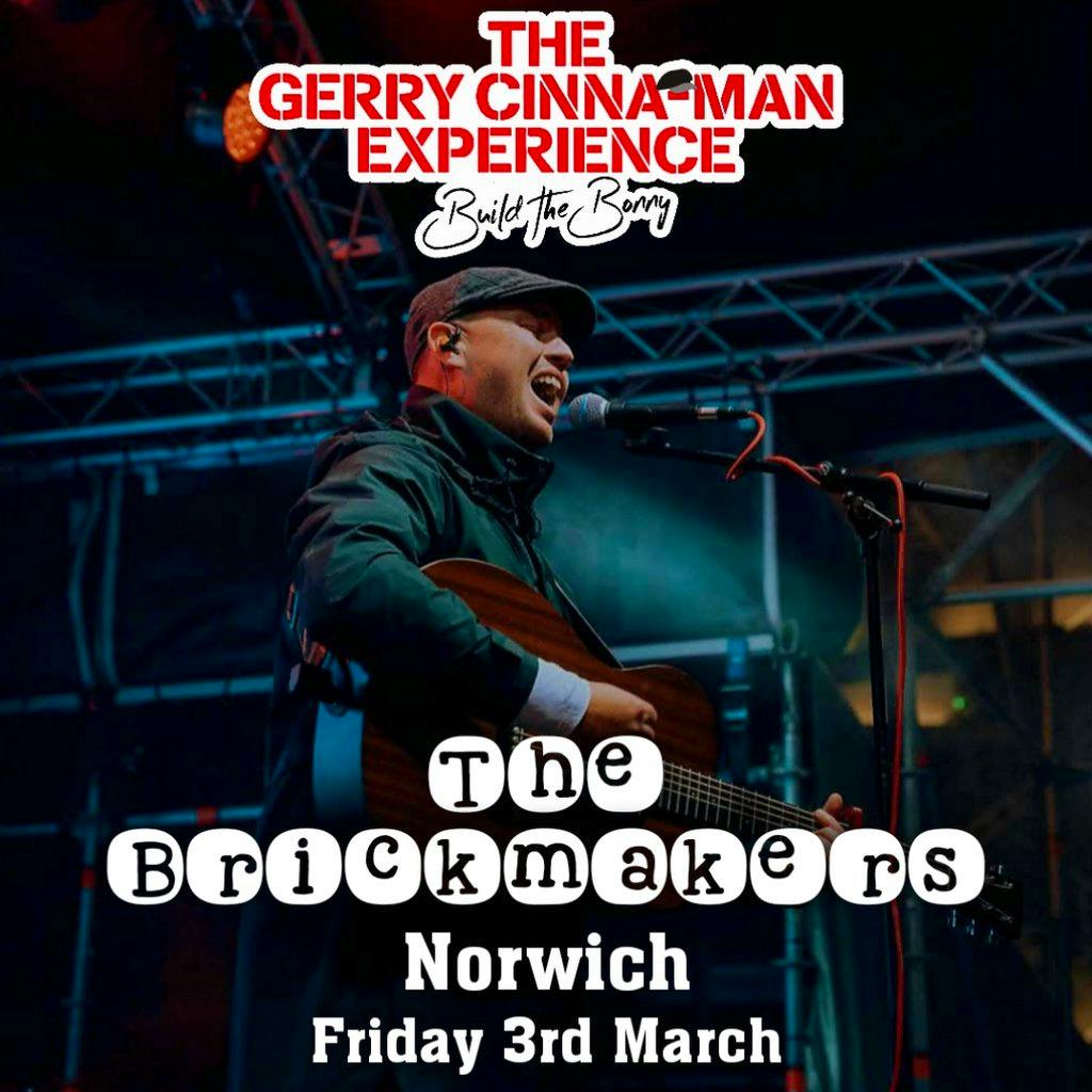 The Gerry Cinna-Man Experience at The Brickmakers