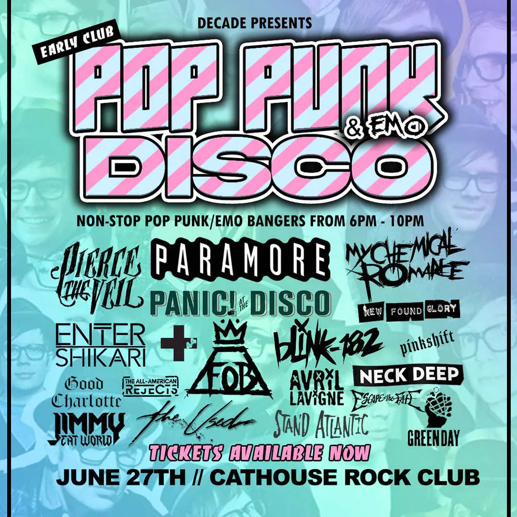 Pop Punk Disco - Early Club [Glasgow] at Cathouse Rock Club
