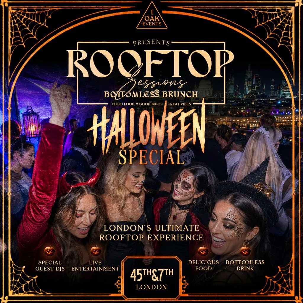 HALLOWEEN SPECIAL - Rooftop Session - Bottomless Brunch at 45th And 7th