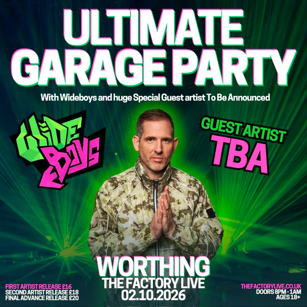 Ultimate Garage Party: Wideboys + Special Guest at The Factory Live